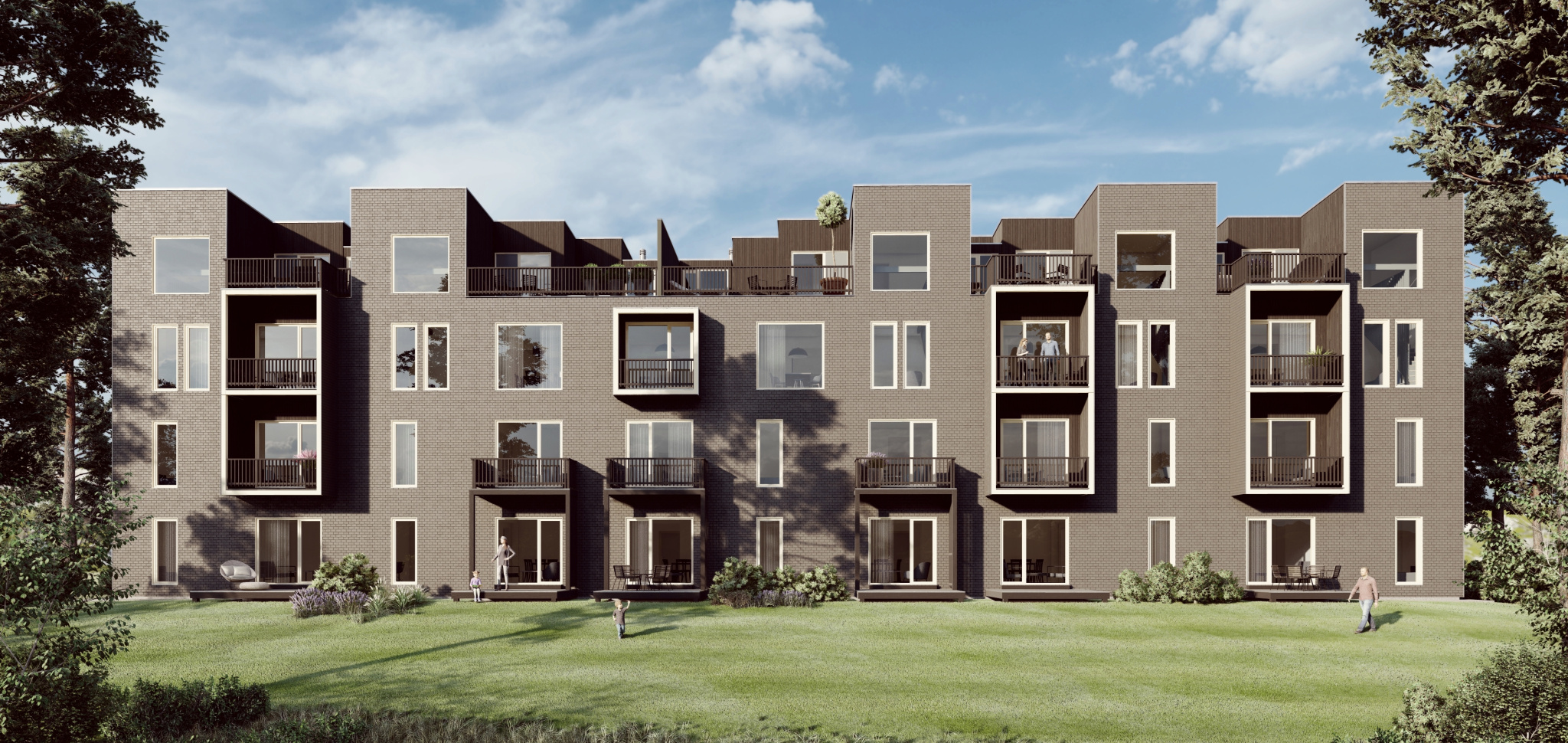 Modular Timber Apartment Buildings
